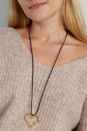 rope chain large heart h5 Picture3